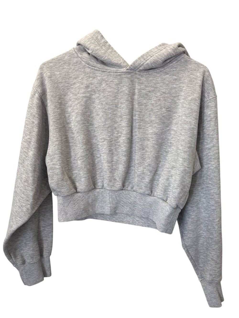 Refuge Athletics Crop Boyfriend Hoodie Size Large Long Sleeve Pullover Fitness